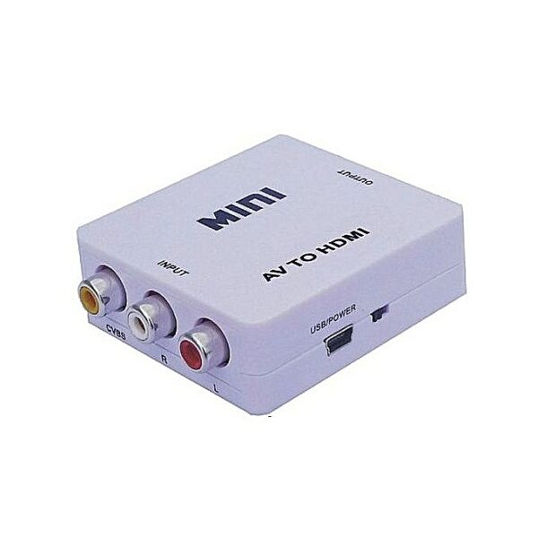 HDMI to AV Converter  white