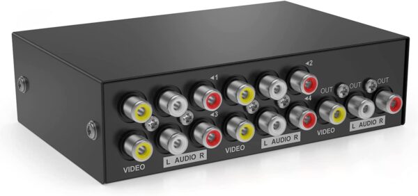 4 Port Video Audio Switch  MT-431AV