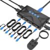 4 Port Auto USB KVM Switch  MT-VIKI