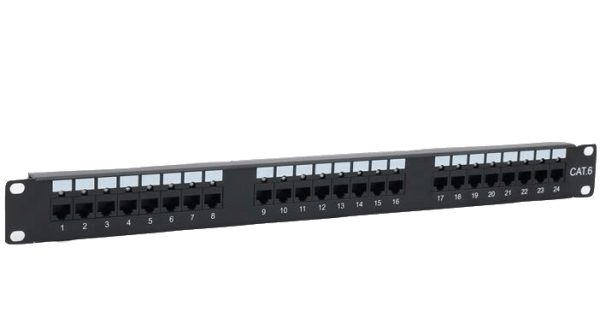 24 port Patch panel Cat6 SafeLink