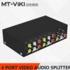 4 Port Video Audio Splitter