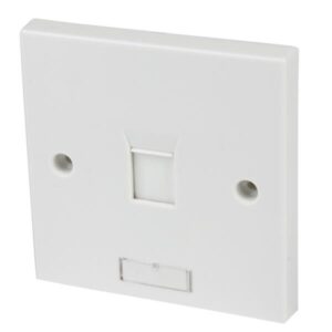 RJ45 face plate single