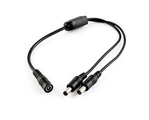 1 to 2 Power Splitter CCTV