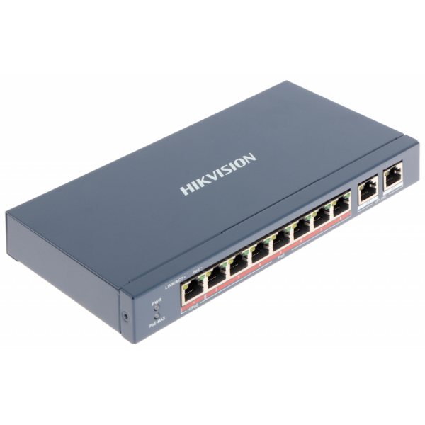 8 Port POE Dual Uplink  DS-3E0310HP-E