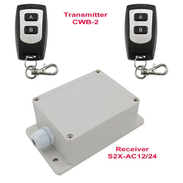 2 Ch receiver and 2x remote