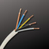 1.5mm 5core flexible cable White /M