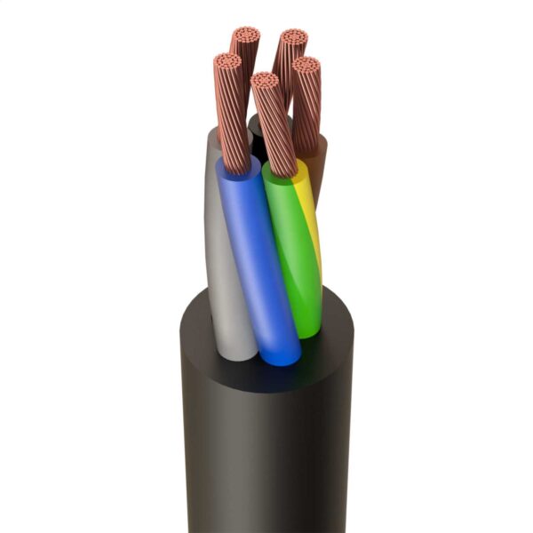 6mm 5core Rubber cable /M