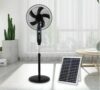 Rechargeable Standing Fan with Solar Fan - LCS-HS-188