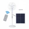 Rechargeable Standing Solar Fan with panel and remote control - LCS- SOLAR FAN HS-198