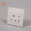13A SINGLE SOCKET with neon WHITE